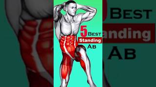 5 Best Standing Ab Exercises – No Equipment Needed! #standingabs #abworkout #powerupfitness