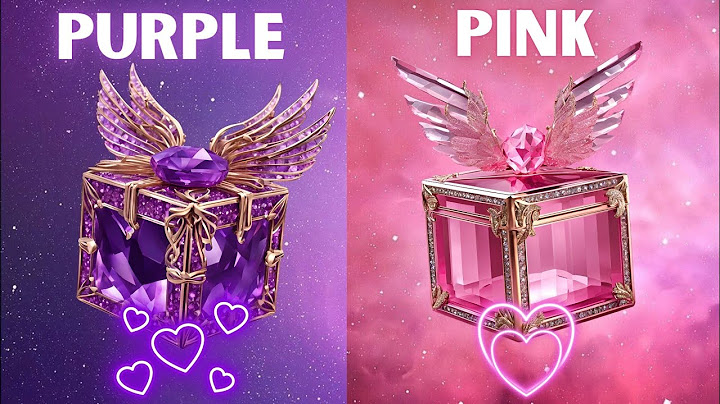 Choose your gift 😍🎁🤮💖|| 2 gift box challenge 😜|| purple vs pink #wouldyourather