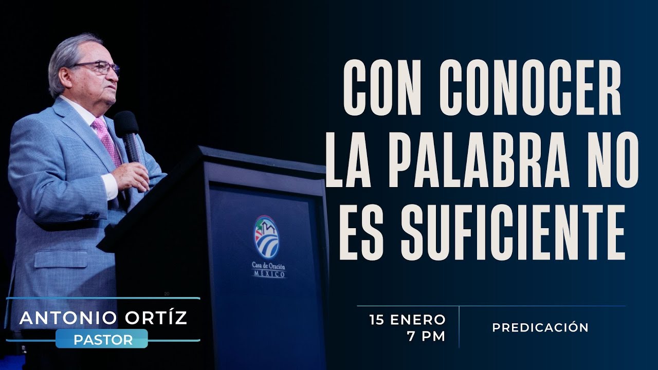 Antonio Ortíz - Con conocer la palabra no es suficiente