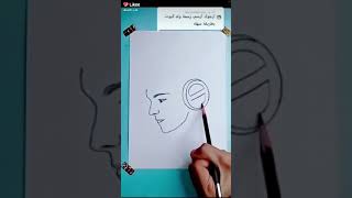 طريقة رسم شاب كيوت  خطوة بخطوة رسمة جميلة جدا وسهلة جدا