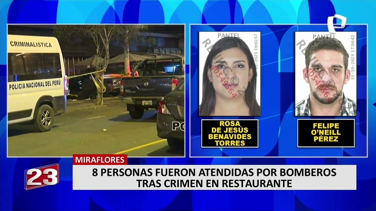 Miraflores: hombre asesina a su pareja dentro de restaurante y luego se suicida