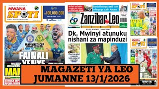 Magazeti ya leo Januari 13/2026 /jumanne/magazeti ya michezo leo asubuhi/Ijumanne/yanga