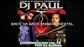 Dj Paul - Back Da Fck Back Instrumental