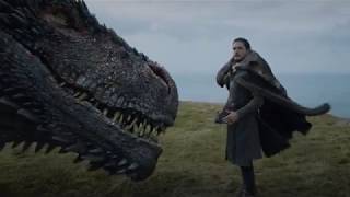 Jon Touches Drogon! Mind Blowing scene: Game of Thrones Season 7 episode 5 S07E05