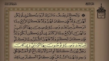 المقطع  12  القارئ أنس العمادي سورة النساء من الآية 1 حتى الآية 35