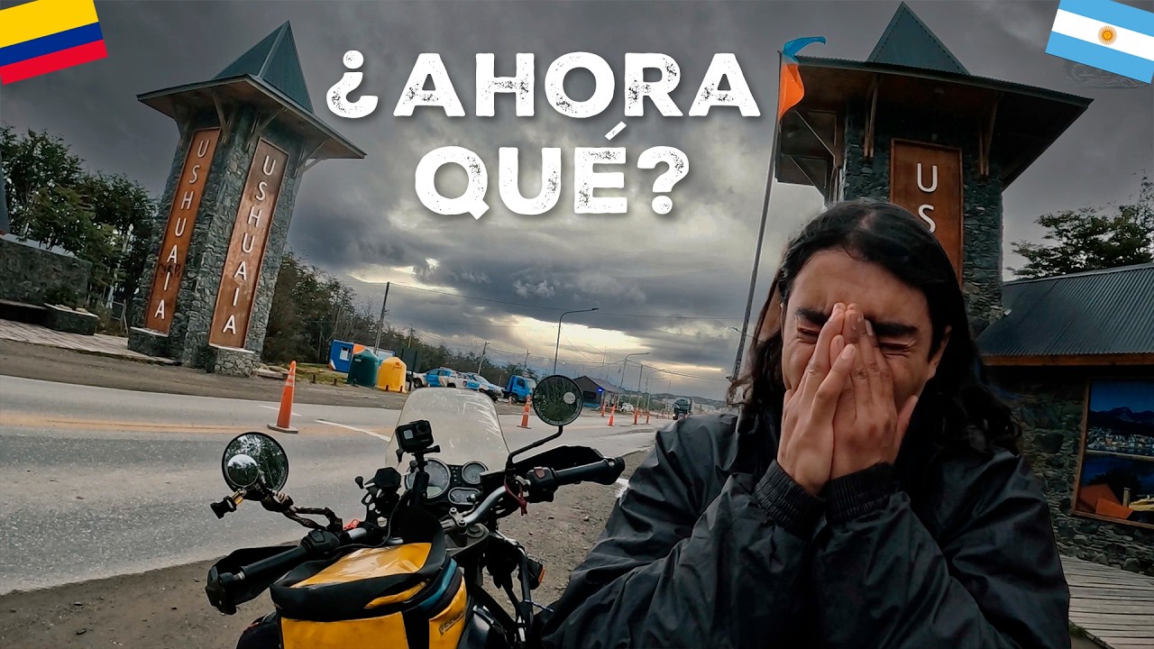 LLEGUÉ a USHUAIA en MOTO desde COLOMBIA. No puedo creerlo !! |  (S02/EP05)