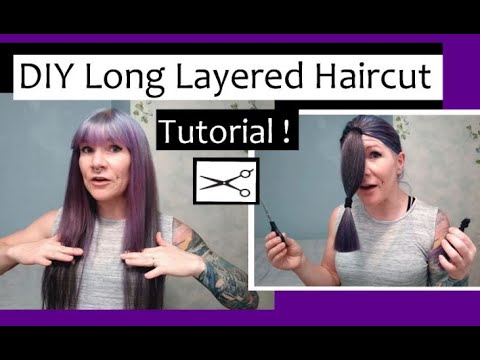 DIY Long Layered Haircut Tutorial!! How to Cut Your Hair ...