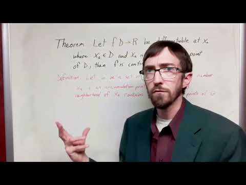 Differentiable implies continuous