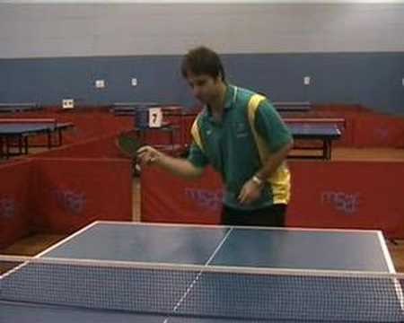 Table Tennis Forehand Push Lesson