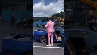 Bad Bunny Llegando Al Gran Premio De Miami de F1 #shorts #youtubeshorts #redbull