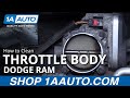 How to Clean Throttle Body Assembly 02-08 Dodge Ram