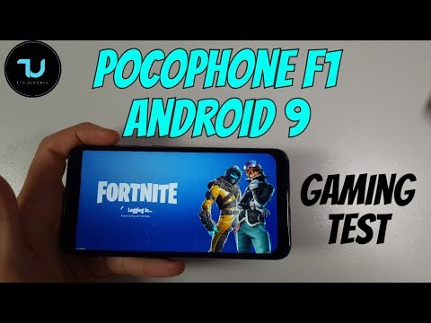 Pocophone F1 Android 9 Gaming test Ark Mobile/PUBG/Fortnite/GTA/30-60FPS