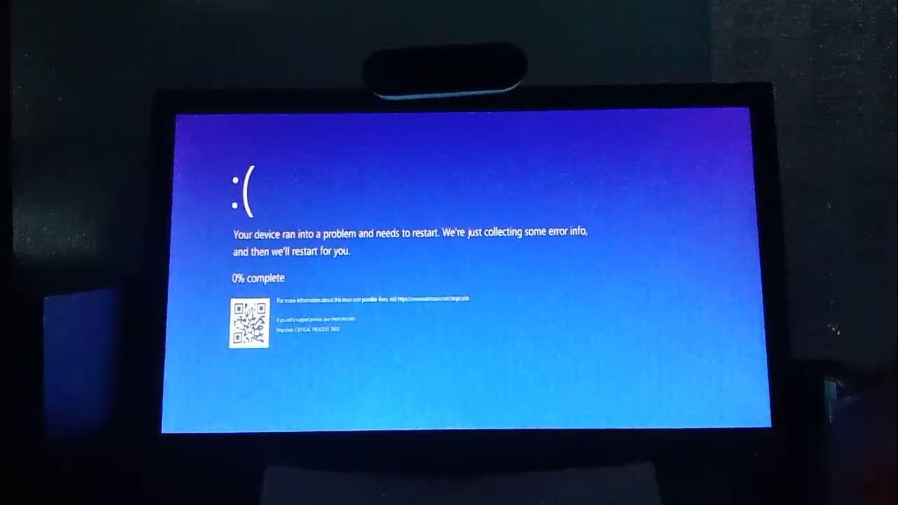 The invisible glass prank has BSOD - YouTube