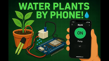Automatic Plant Watering with Mobile App | NodeMCU + Soil Moisture Sensor + Blynk Tutorial