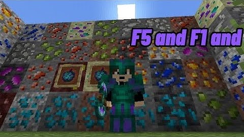 F1 F5 Q easy (tutorial) and download #minecraft