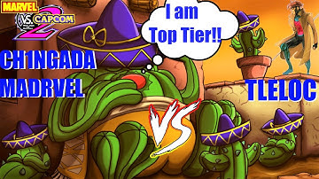 MvC2 Mvci Umvc3 CH1NGADA MADRVEL (Amingo) vs Tleloc  (Low Tiers) pt 1