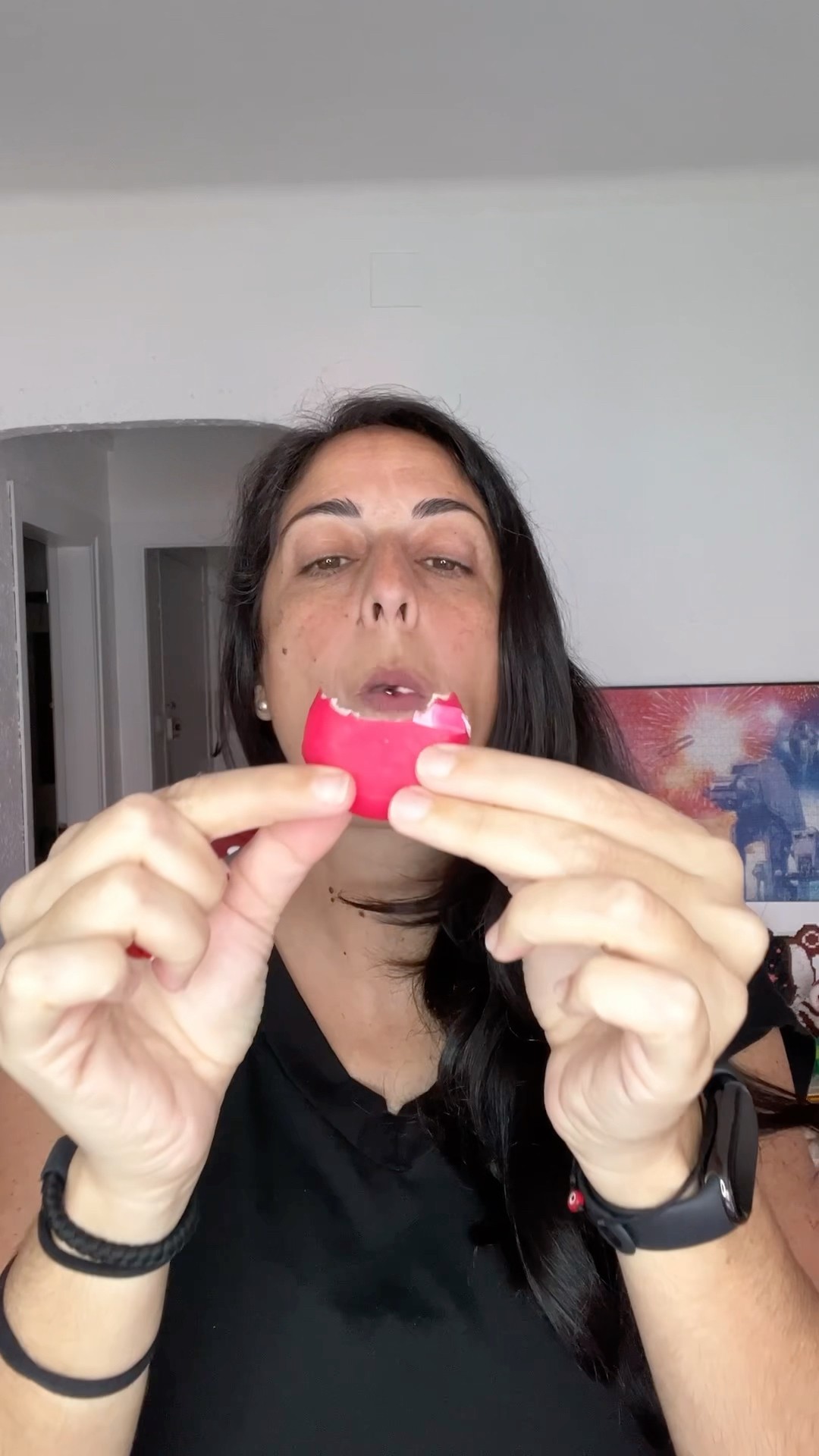 Se puede comer la cera? ? #cheese #eatingvideo #babybel
