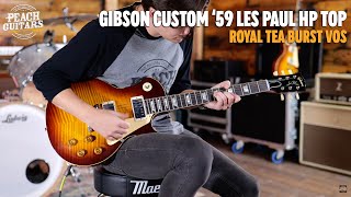 No Talking...Just Tones | Gibson Custom '59 Les Paul Standard HP Top Royal Tea Burst VOS