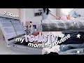 my realistic & productive 7am morning routine ☀