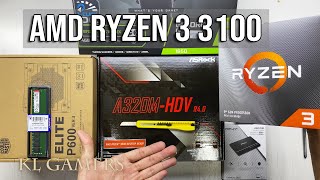 Satisfying RGB Gaming PC Build AMD Ryzen 3 3100 ASRock A320M-HDV R4.0 GTX1650