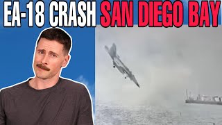 Fighter Pilot Reacts to F-18 That Crashed in San Diego Bay