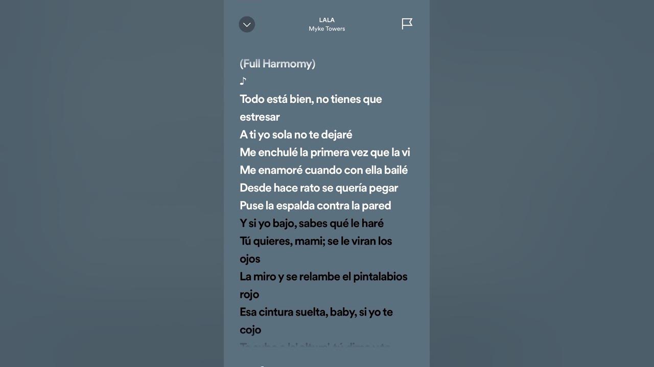 Myke Towers - LALA #trending #hits #spotifylyrics #tiktok #summer #viralhits #shorts #music