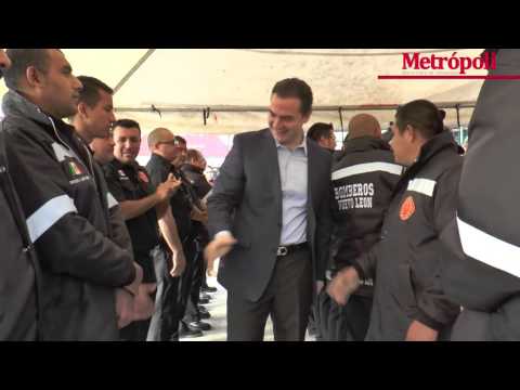 Reabre Adrián de la Garza estación #3 de Bomberos en Monterrey