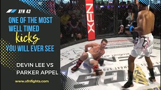 Super Lightweight Kickboxing Bout - Devin Lee Vs Parker Appel - Xfn 43