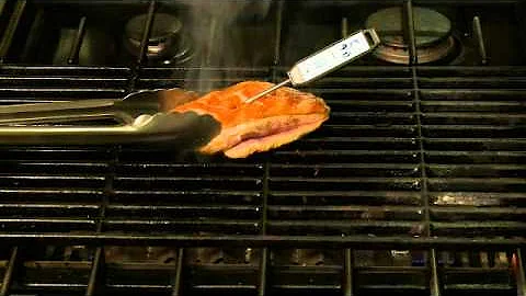 Brome Lake Duck Breast, cooked on a grill