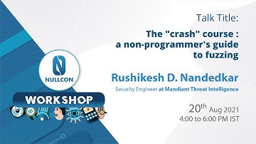 The "crash" course, a non-programmer