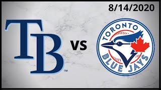 Tampa Bay Rays Condensed Game (8/14/2020) Toronto Blue Jays Condensed Game