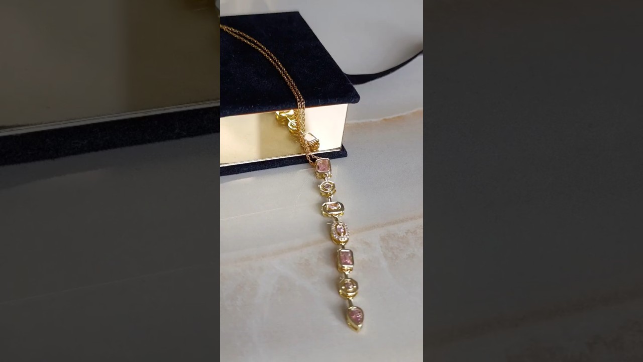 ✨ Colorful Stainless Steel Necklaces🌈 💎 Sparkling & Stylish Steel Necklace Designs 