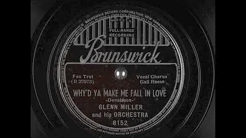 Why'd Ya Make Me Fall In Love (1938) - Gail Reese