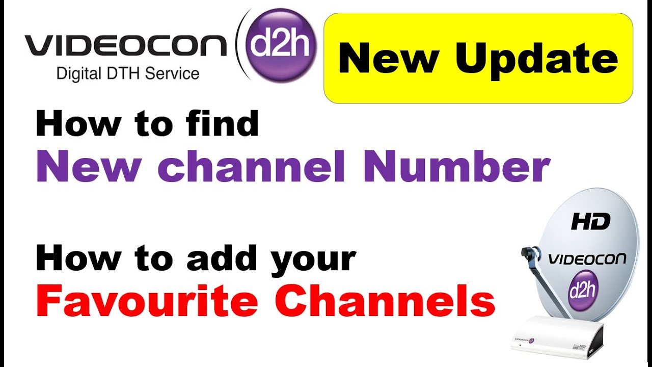 how to set your favourite channels how to find new channel number in