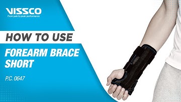 How to Wear and When to Use a Forearm Brace | Vissco Forearm Brace - Short
