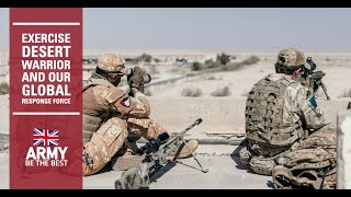 Exercise Desert Warrior | British and Kuwait Land Forces Training | British Army