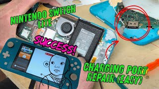 Nintendo Switch Lite Charging Port repair | Fastest way maybe not the easiest
