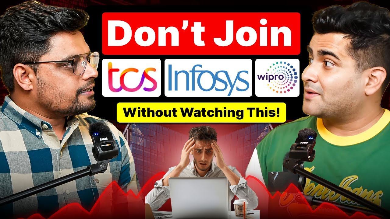 The Dark Side of Indian IT Jobs – TCS, Infosys, Wipro | Don’t Join ( Must Watch ) 