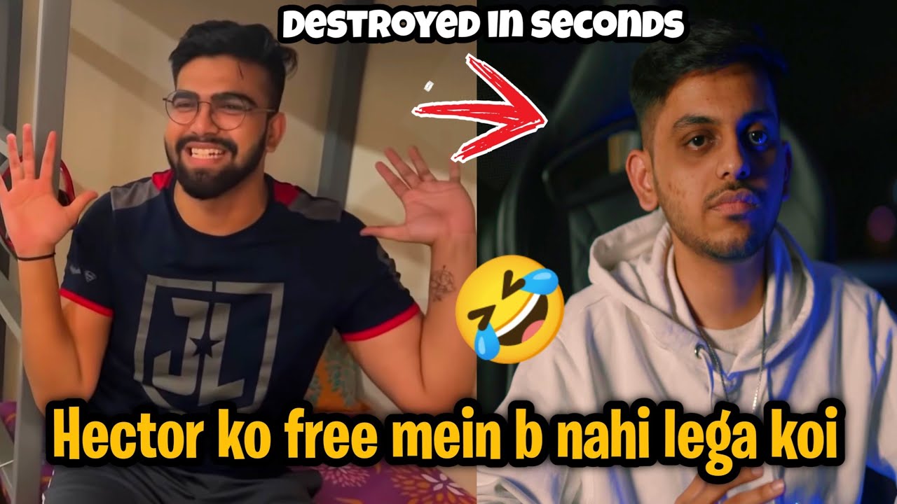 Hector won't leave if Paid 40 lakh 💸 | Omega Destroyed Hector | Lan Event Bgmi