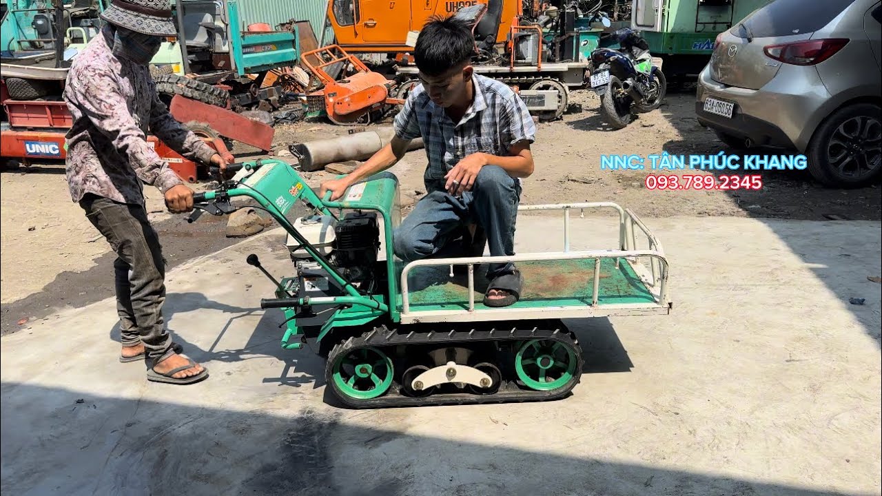 Xe Rùa Mini XG-250 Động Cơ Honda GX120 (Tải 250kg) - YouTube