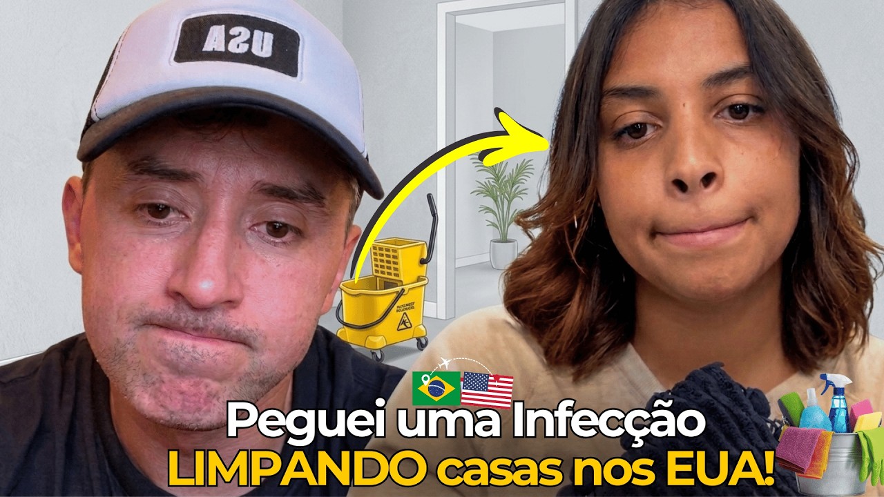 ELA PEGOU UMA INFECÇÃO LIMPANDO CASA NOS EUA…
