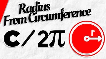 How to Find Radius of a Circle from Circumference | Geometry
