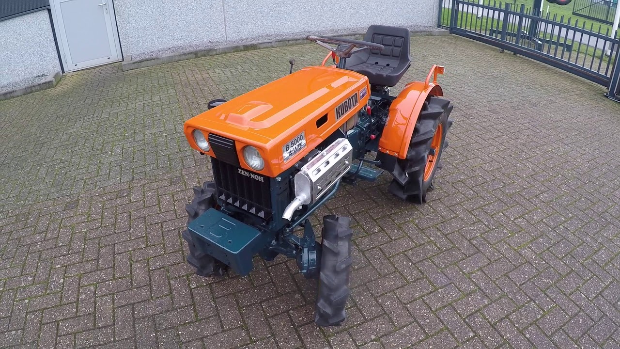 Kubota B5000 4wd / Slechts 81cm smal - YouTube