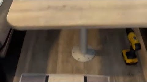 🛠️ RV Dinette Table Upgrade! Single Pedestal Install & Honest First Impressions 🚐