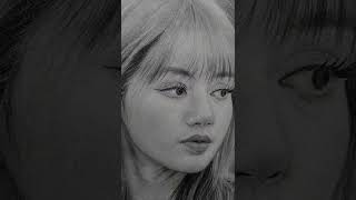 Drawing Lisa From BlackPink #lisa #blackpink #shorts #art