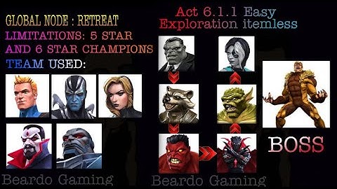 (Mcoc) Act 6.1.1 Easy Path Exploration itemless #6