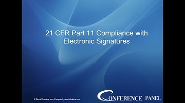 21 CFR Part 11 Compliance with Electronic Signatures - 2025 Updates