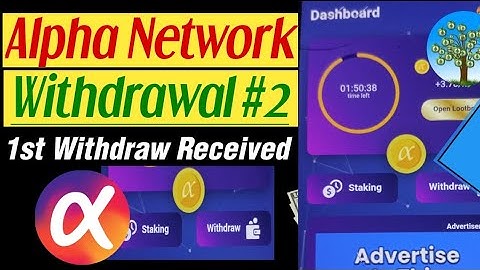 Alpha Network Withdrawal - Alpha Network New Update - Alpha Network