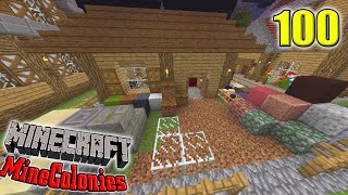Choza del Constructor a Nivel 5! - 100 - Minecraft Minecolonies (Serie De Mod)