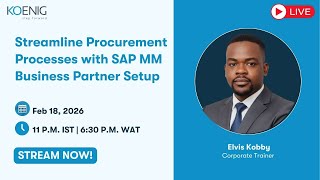 Streamline Procurement Processes with SAP MM Business Partner Setup